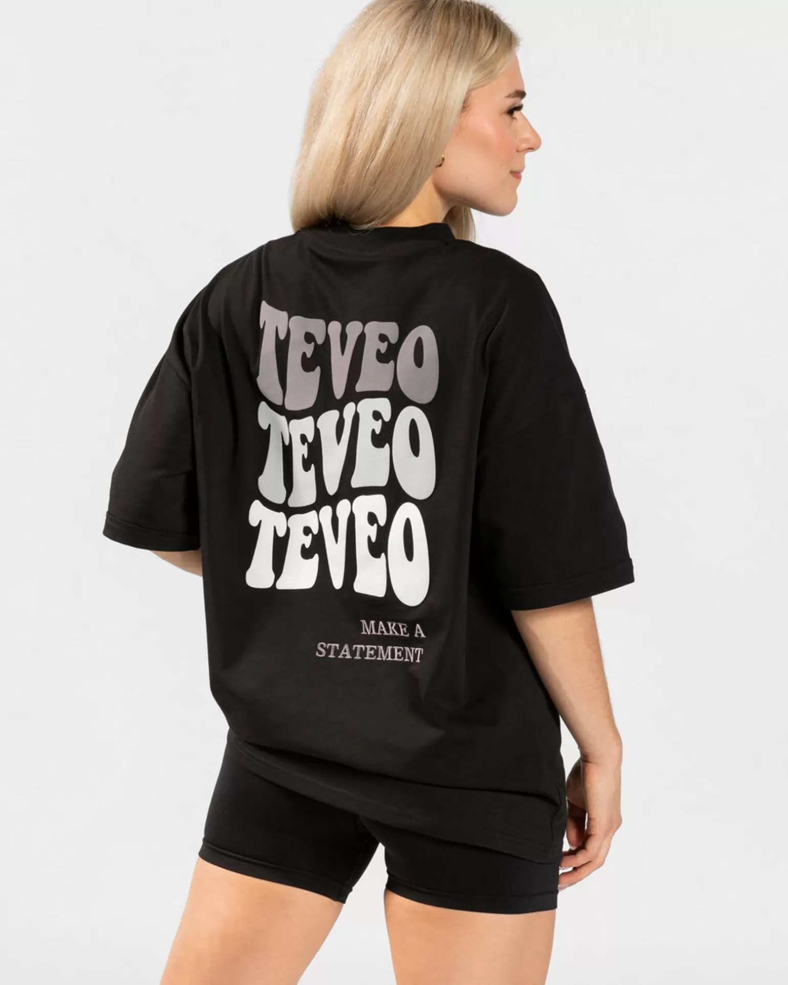 TEVEO T-Shirts>Candy Oversized T-Shirt " " Schwarz