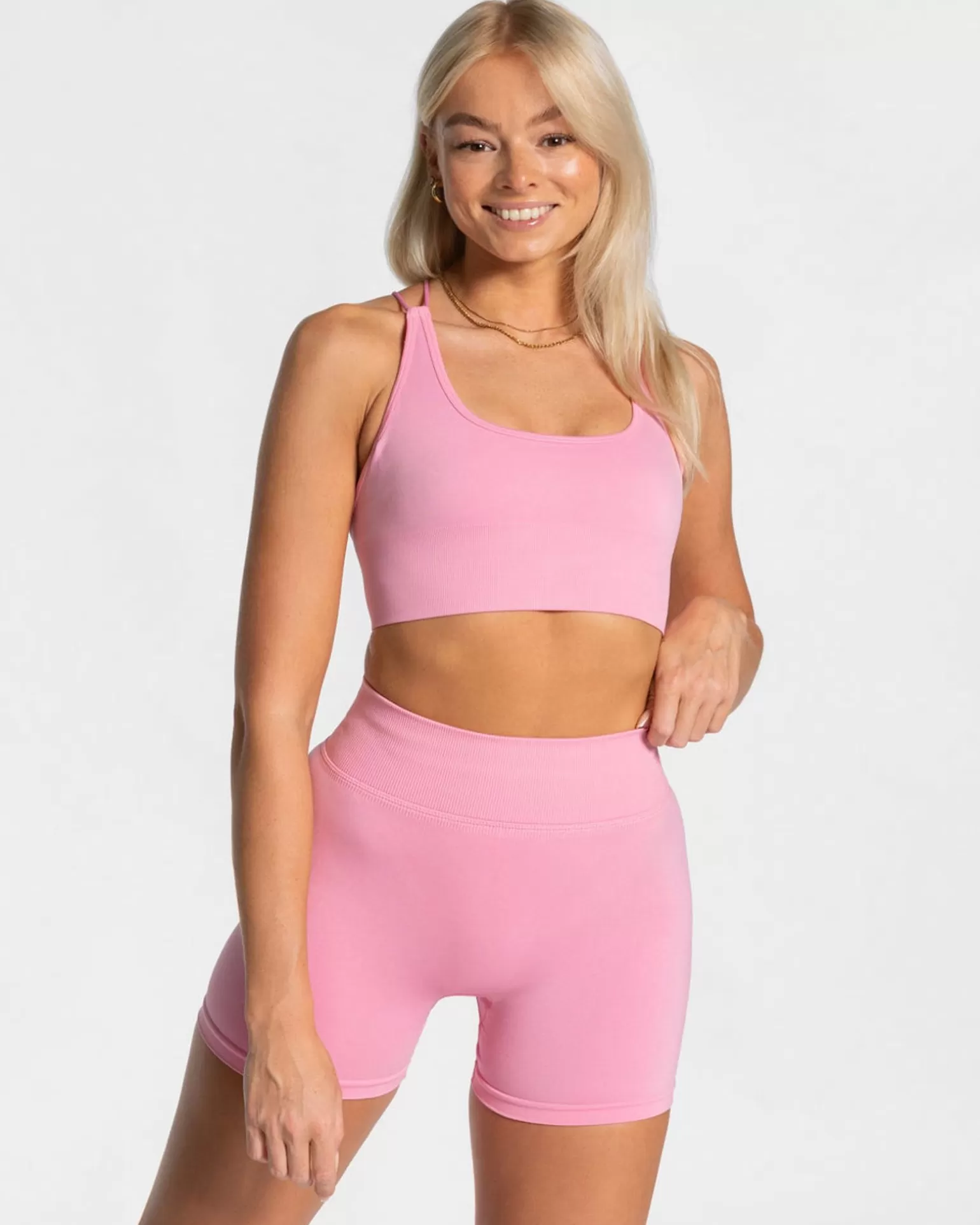 TEVEO Tops>Everyday Backless Top " " Pink