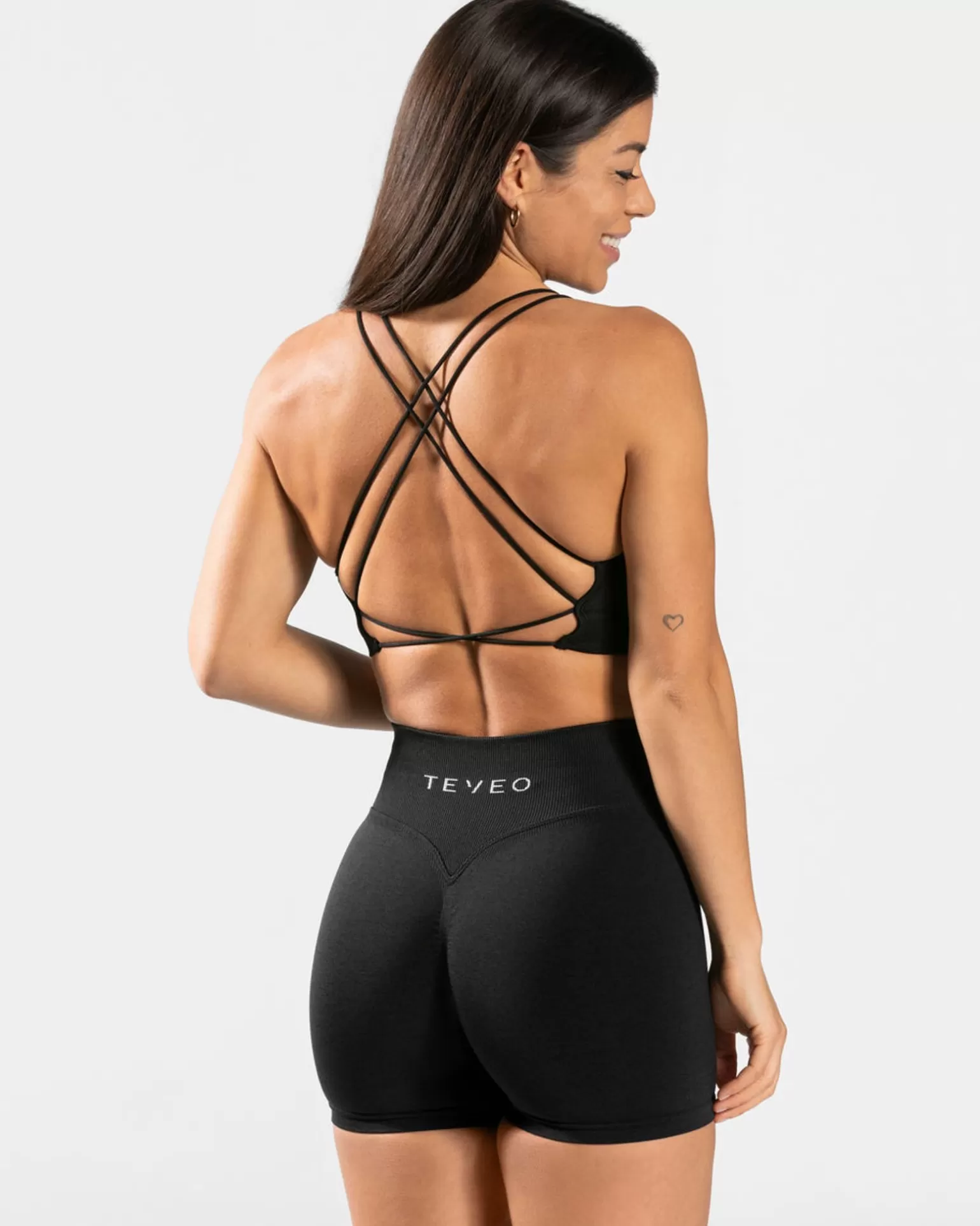 TEVEO Tops>Everyday Backless Top " " Schwarz