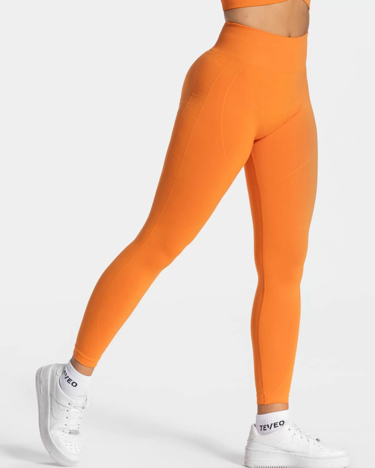 TEVEO Leggings & Hosen>Focus Scrunch Leggings " " Orange