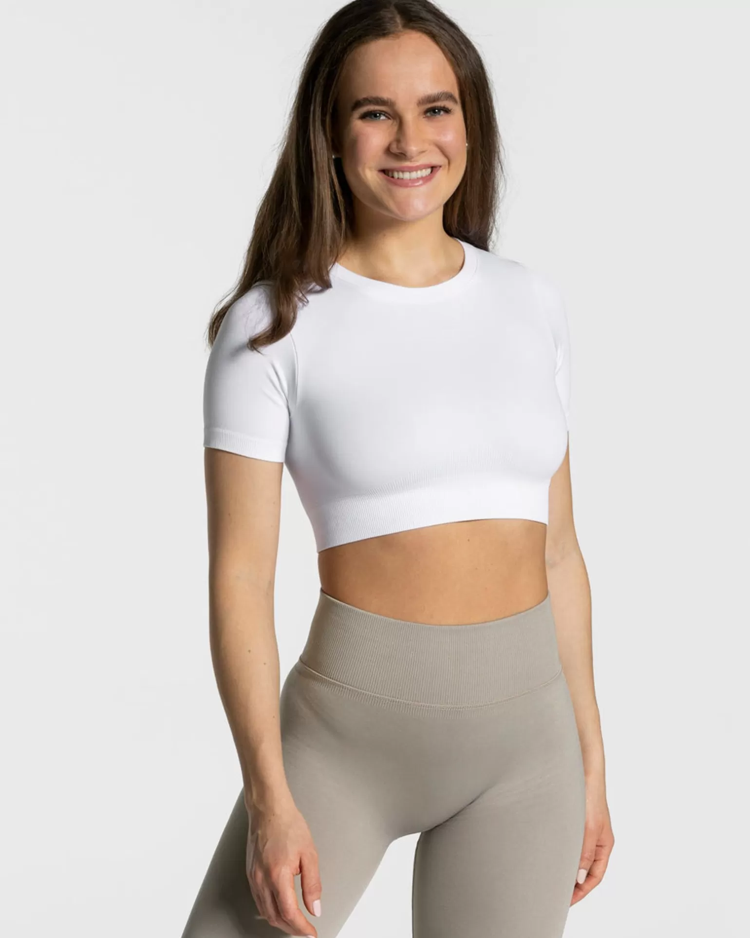 TEVEO Tops>Sensation Crop Top " " Weis