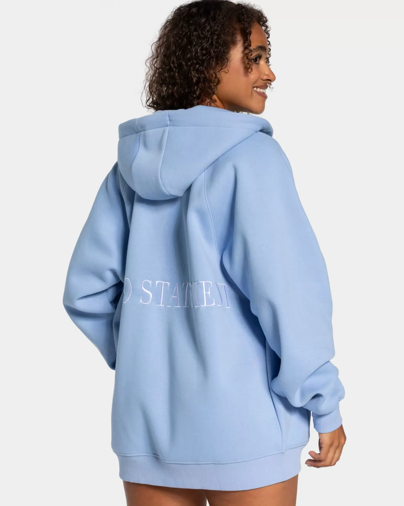 TEVEO Hoodies & Jacken>Statement Oversized Jacke " " Blau