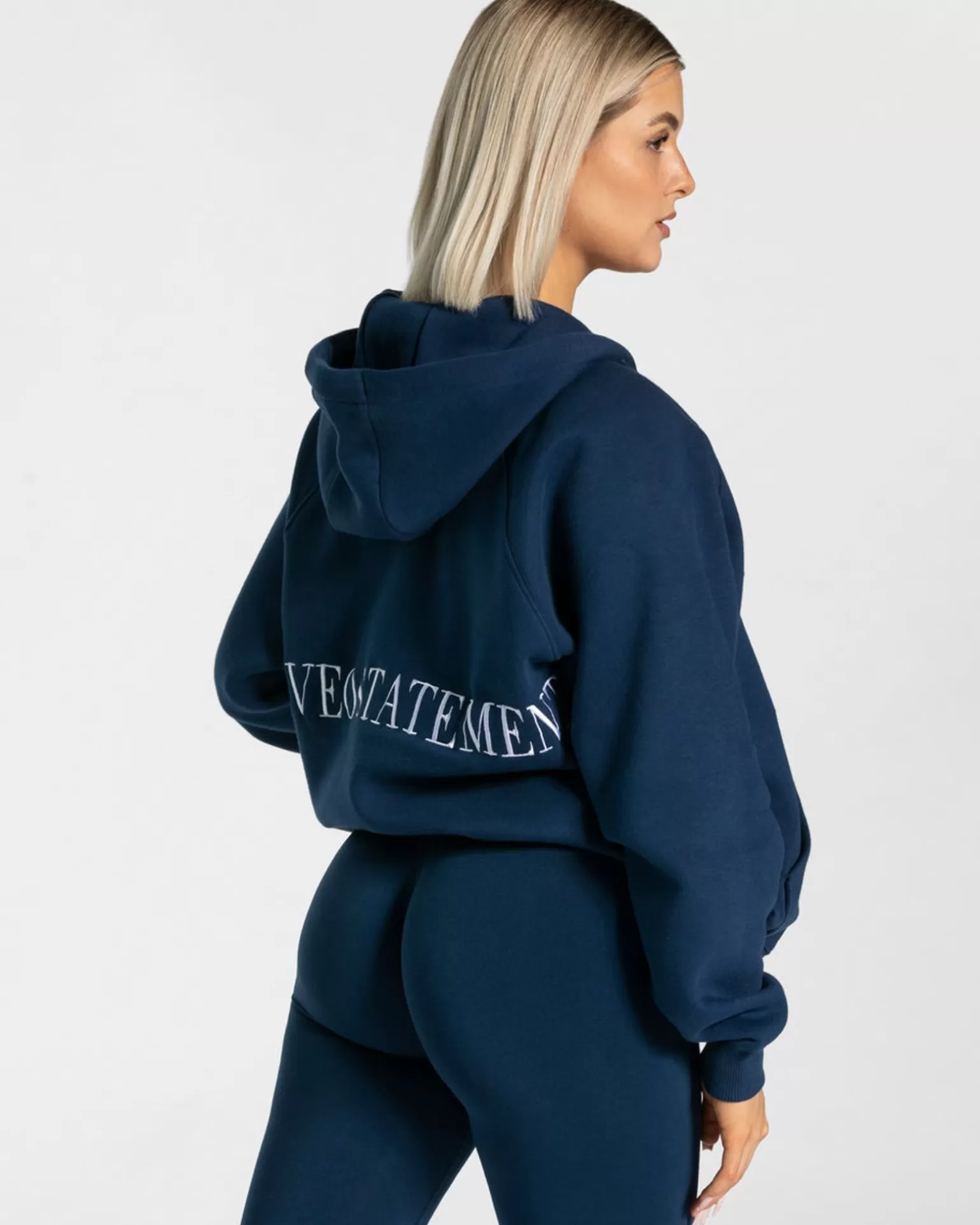 TEVEO Hoodies & Jacken>Statement Oversized Jacke " " Dunkelblau