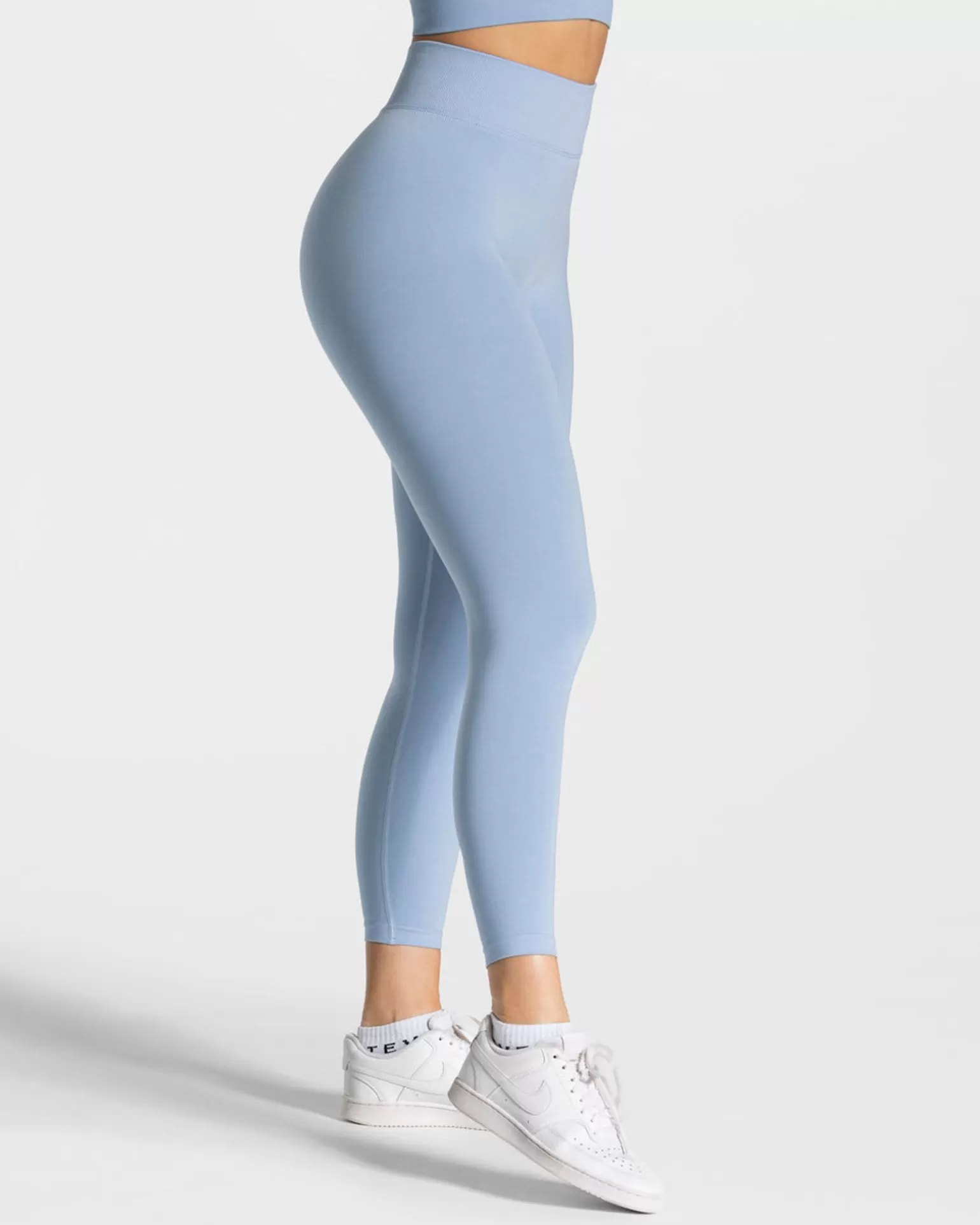 TEVEO Leggings & Hosen>Statement Scrunch Leggings " " Blau