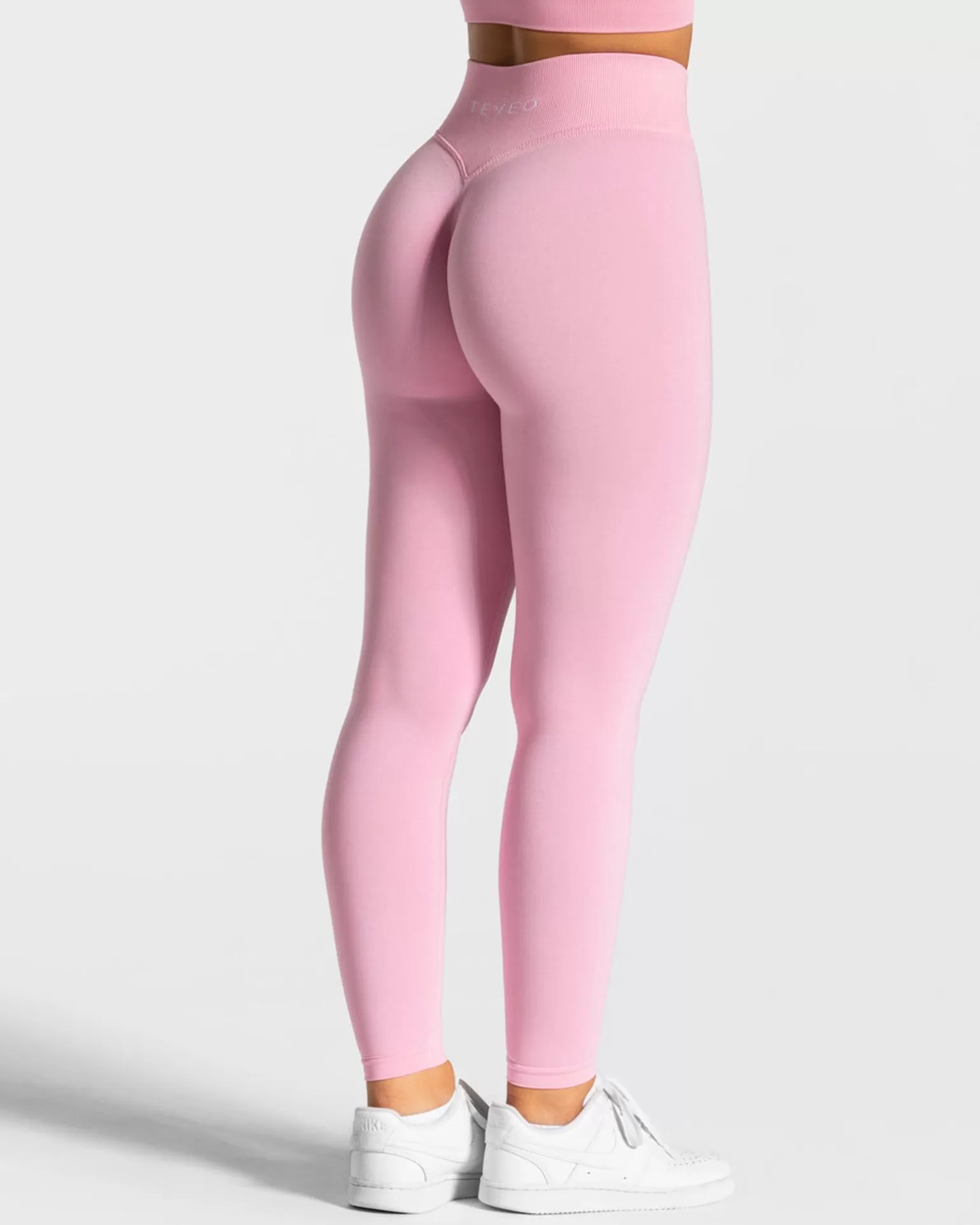 TEVEO Leggings & Hosen>Statement Scrunch Leggings " " Pink