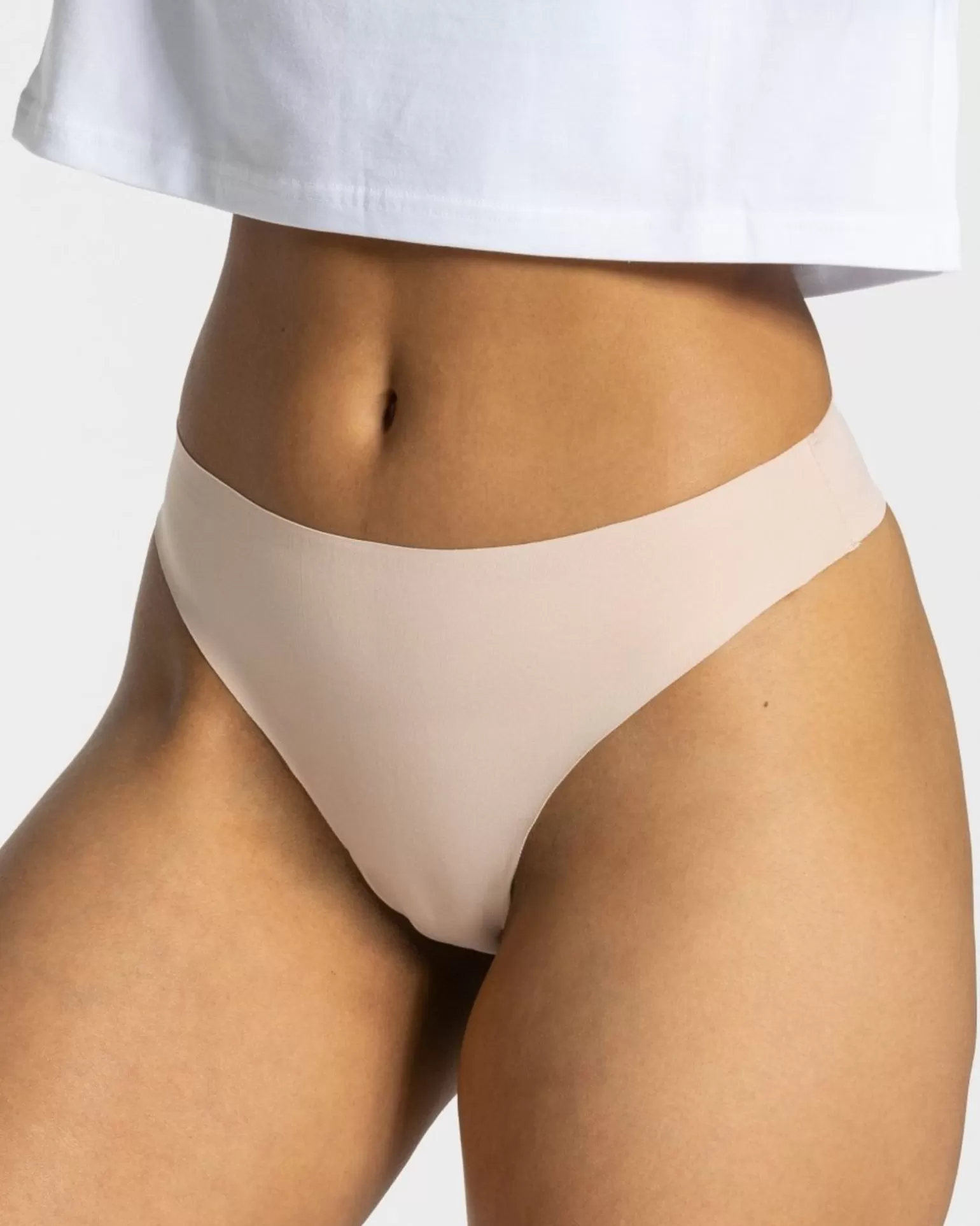 TEVEO Socken & Unterwasche> Seamless Tanga (2Er) " " Nude