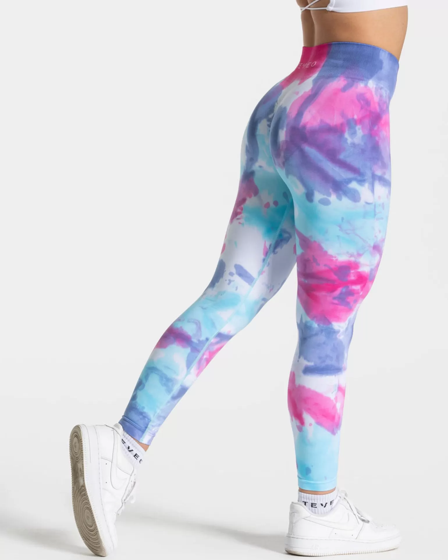 TEVEO Leggings & Hosen>Tie Dye Scrunch Leggings " " Cold