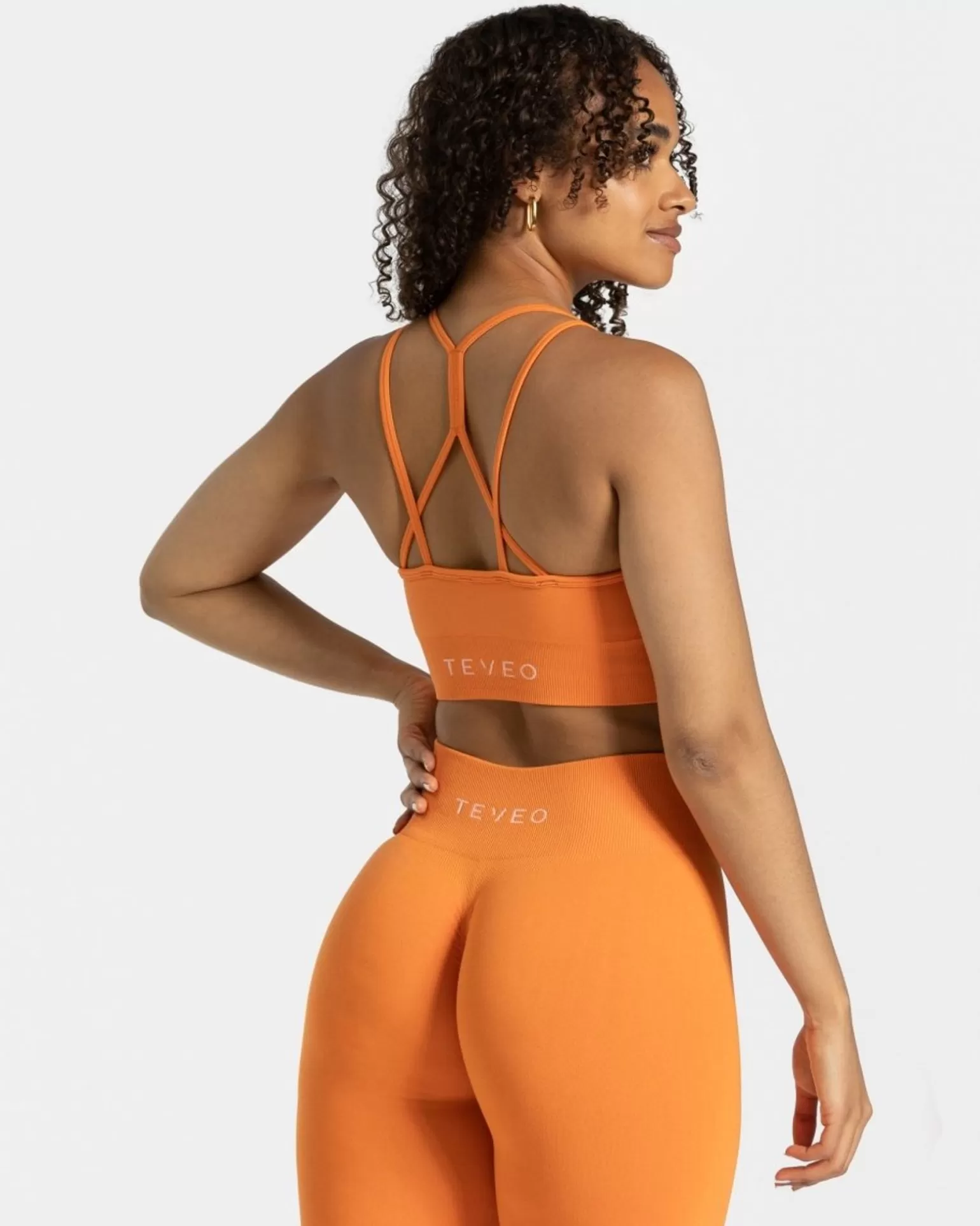 TEVEO Sport Bhs>Timeless Scrunch Bh " " Orange