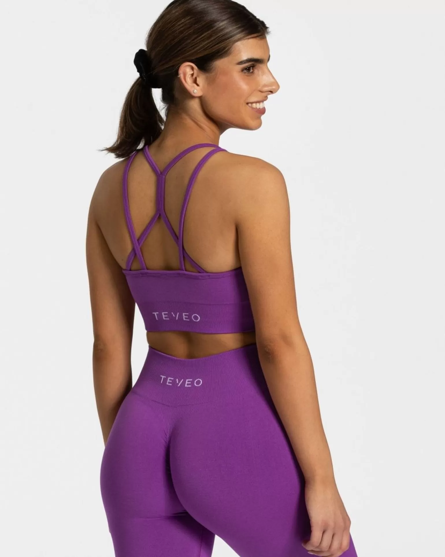 TEVEO Sport Bhs>Timeless Scrunch Bh " " Violett