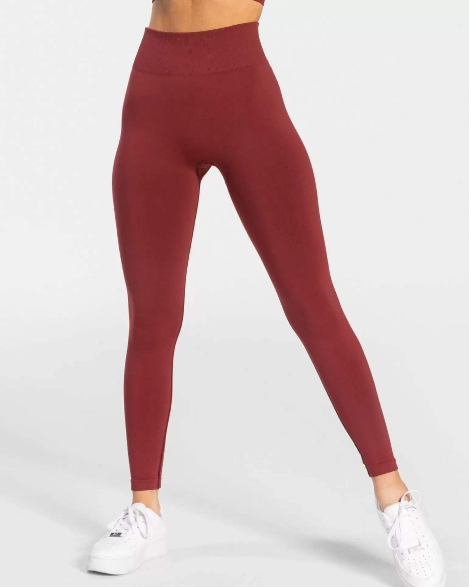 TEVEO Leggings & Hosen>Timeless Scrunch Leggings " " Weinrot