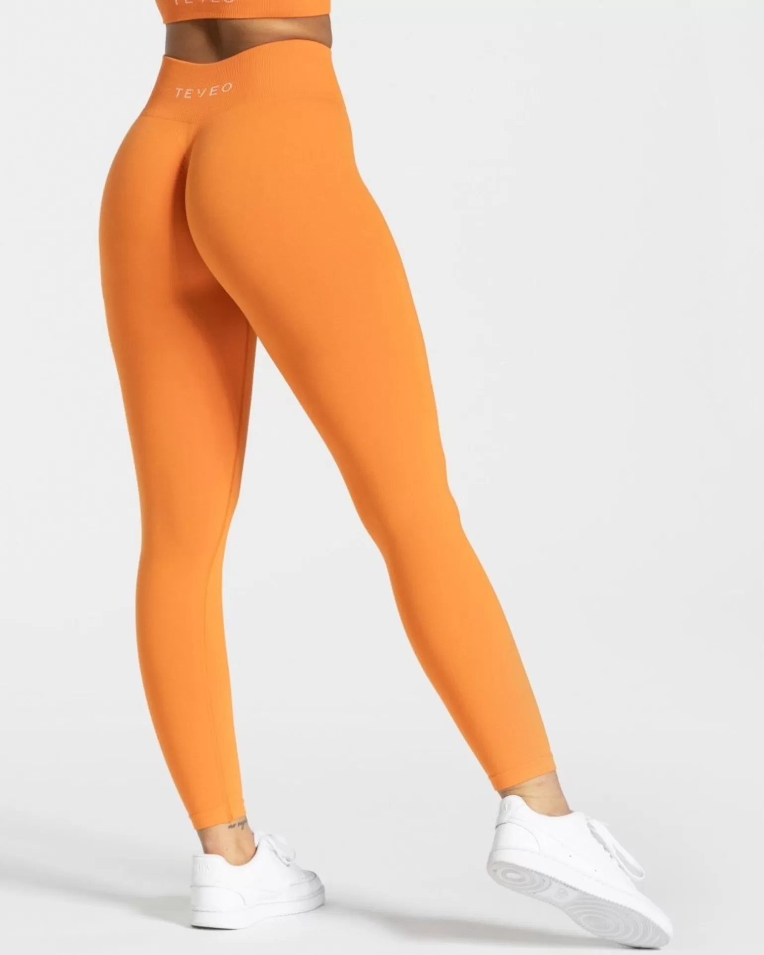 TEVEO Leggings & Hosen>Timeless Scrunch Leggings " " Orange