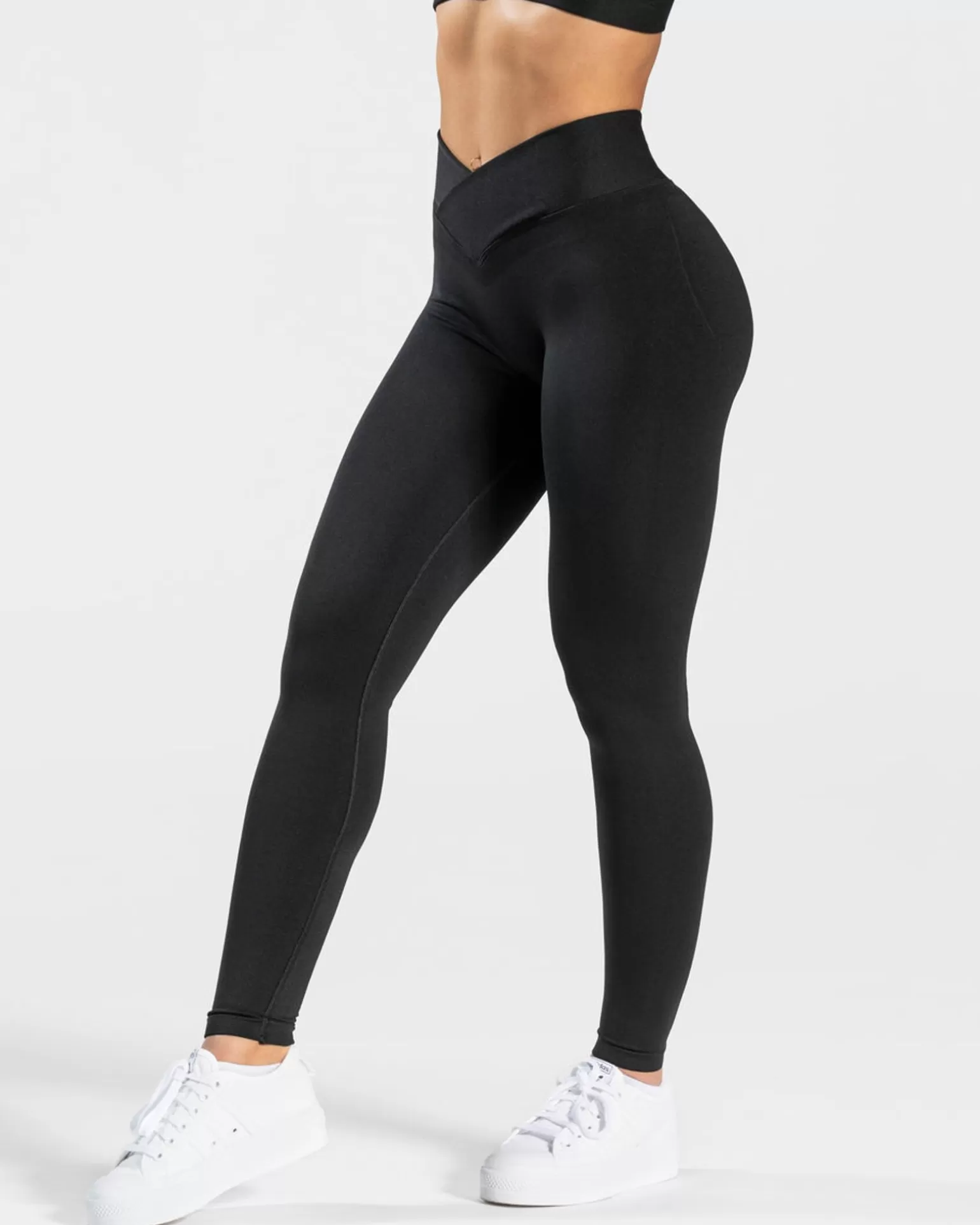 TEVEO Leggings & Hosen>V-Shape Leggings " " Schwarz